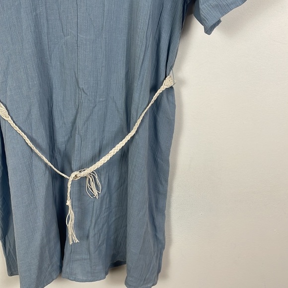 H&M Tie Belt Shirt Dress - M - Picture 3 of 5